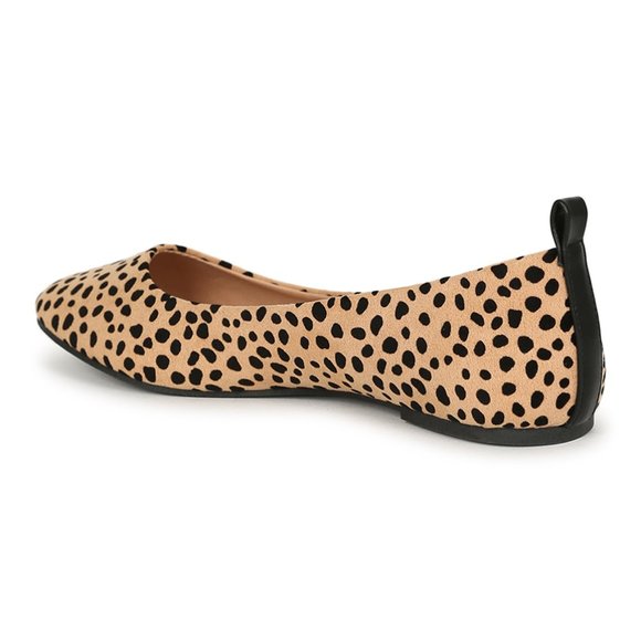 Leoapord Square Toe Ballerina FLats Size 6 (Last Pair Sale) - Picture 5 of 6